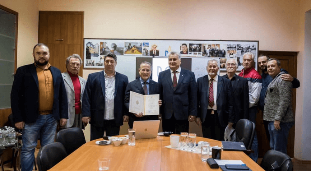 Professor Antonio Nicaso became an honorary academician of the UAS. Odessa 2019